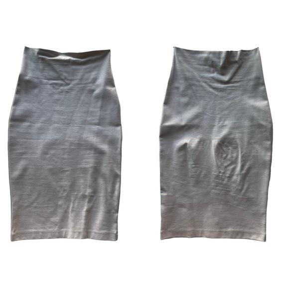 Windsor Bodycon Pencil Skirt Beige Tan Brown Size Small Pull On Stretch Office - Picture 4 of 4